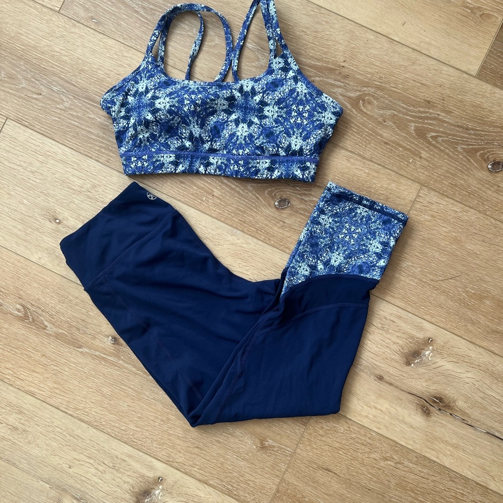 GAIAM Deep Blue Activewear